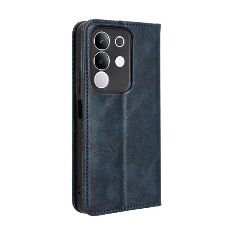 For vivo Y29 4G / T4x 5G Magnetic Buckle Retro Texture Leather Phone Case