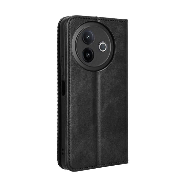 For vivo Y39 5G / Y300i Magnetic Buckle Retro Texture Leather Phone Case