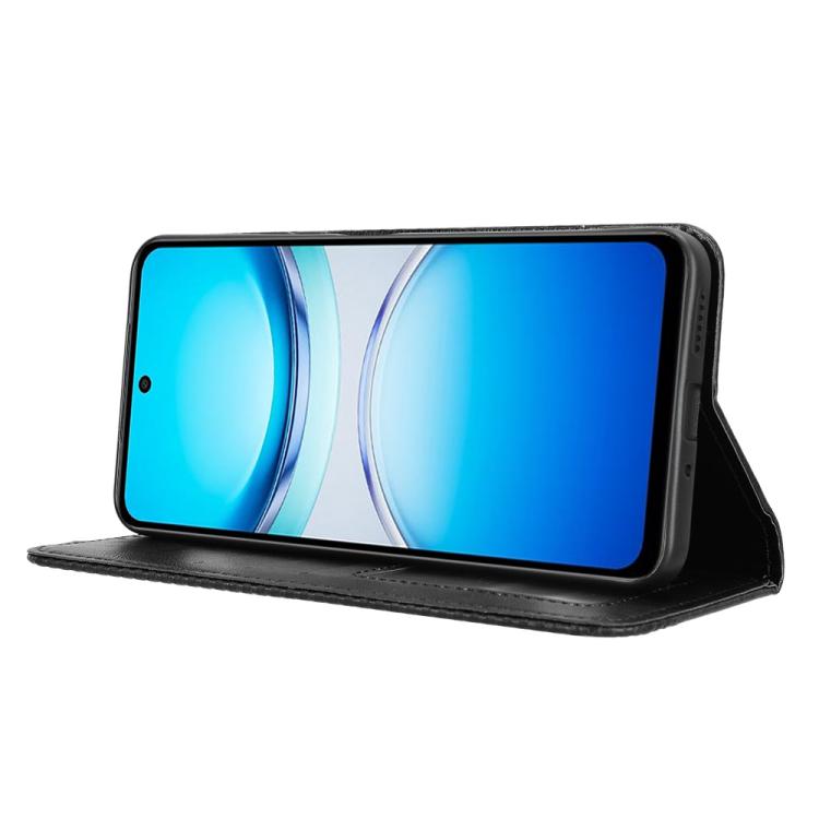 For vivo Y39 5G / Y300i Magnetic Buckle Retro Texture Leather Phone Case