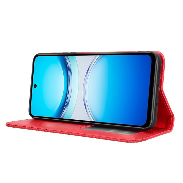 For vivo Y39 5G / Y300i Magnetic Buckle Retro Texture Leather Phone Case