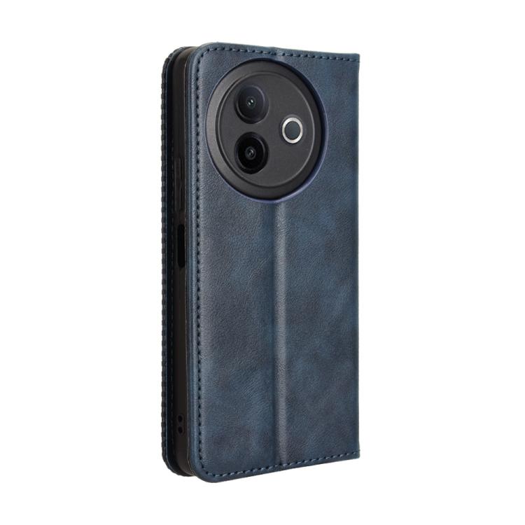 For vivo Y39 5G / Y300i Magnetic Buckle Retro Texture Leather Phone Case