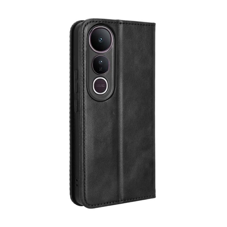 For vivo V50 Lite 5G / 4G Magnetic Buckle Retro Texture Leather Phone Case