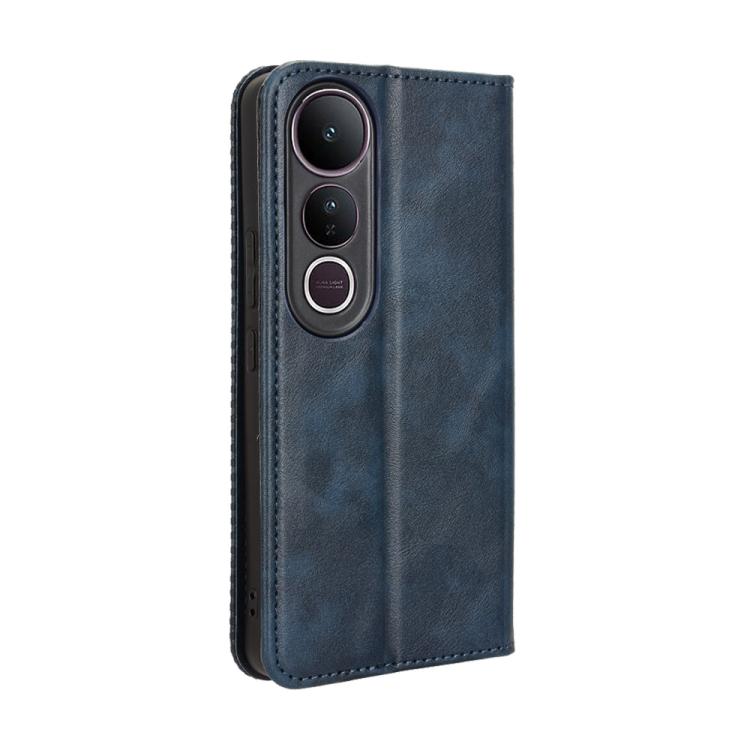For vivo V50 Lite 5G / 4G Magnetic Buckle Retro Texture Leather Phone Case