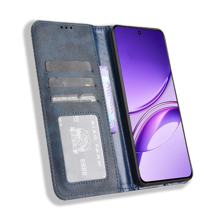For vivo V50 Lite 5G / 4G Magnetic Buckle Retro Texture Leather Phone Case