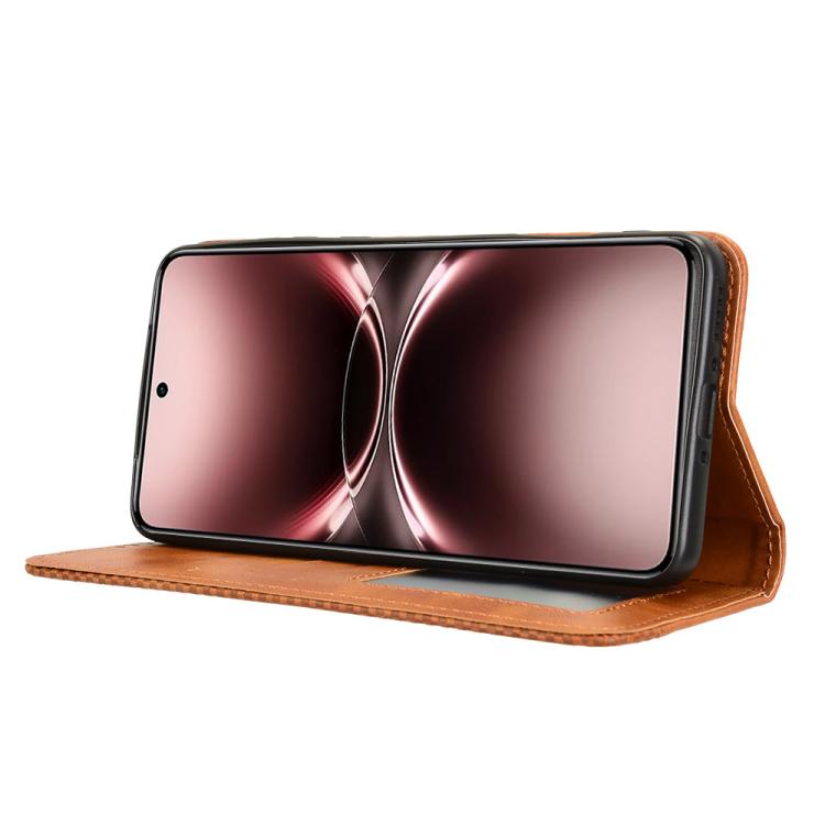 For vivo X200 Ultra 5G Magnetic Buckle Retro Texture Leather Phone Case