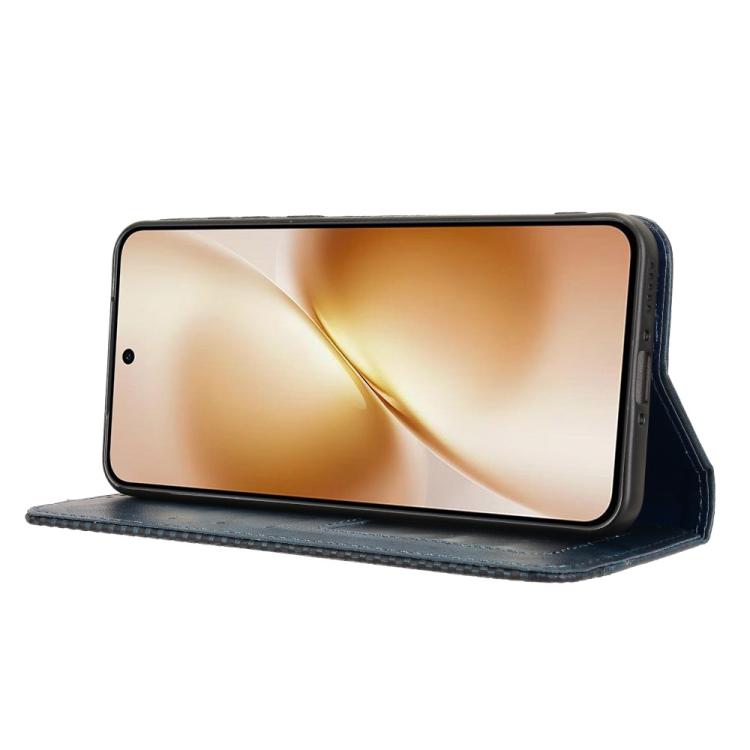 For vivo X200s 5G Magnetic Buckle Retro Texture Leather Phone Case