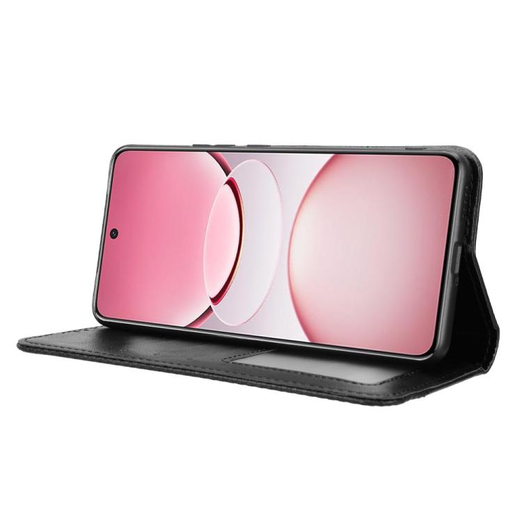 For vivo T4 5G / iQOO Z10 5G Global Magnetic Buckle Retro Texture Leather Phone Case