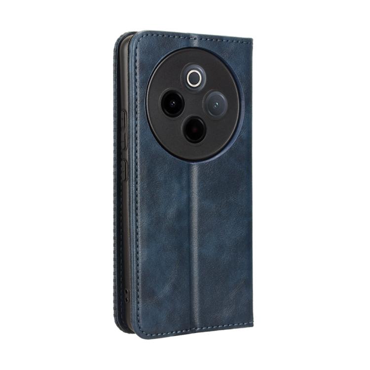 For vivo T4 5G / iQOO Z10 5G Global Magnetic Buckle Retro Texture Leather Phone Case