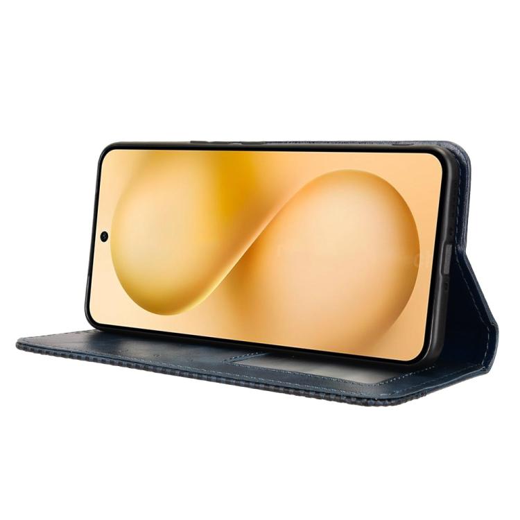For vivo V60 5G Magnetic Buckle Retro Texture Leather Phone Case