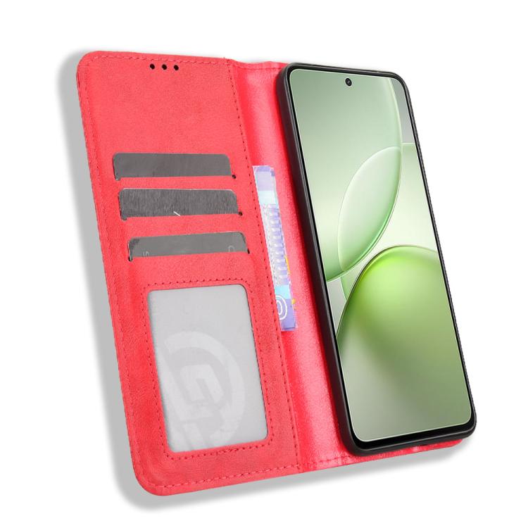 For vivo Y400 4G / 5G / iQOO Z10 Lite 4G Magnetic Buckle Retro Texture Leather Phone Case