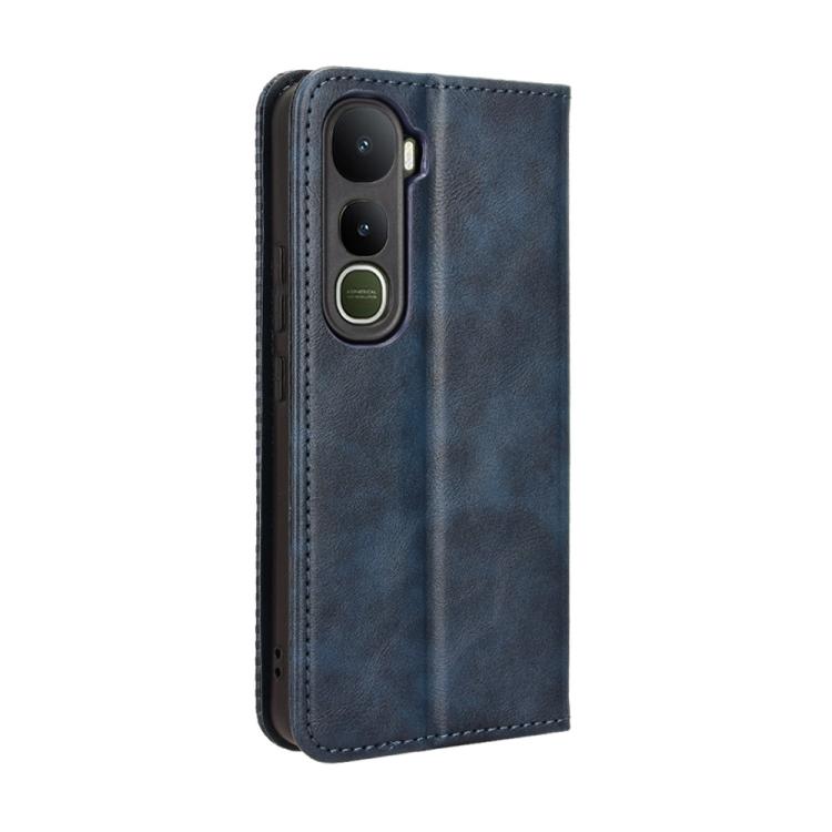 For vivo Y400 4G / 5G / iQOO Z10 Lite 4G Magnetic Buckle Retro Texture Leather Phone Case