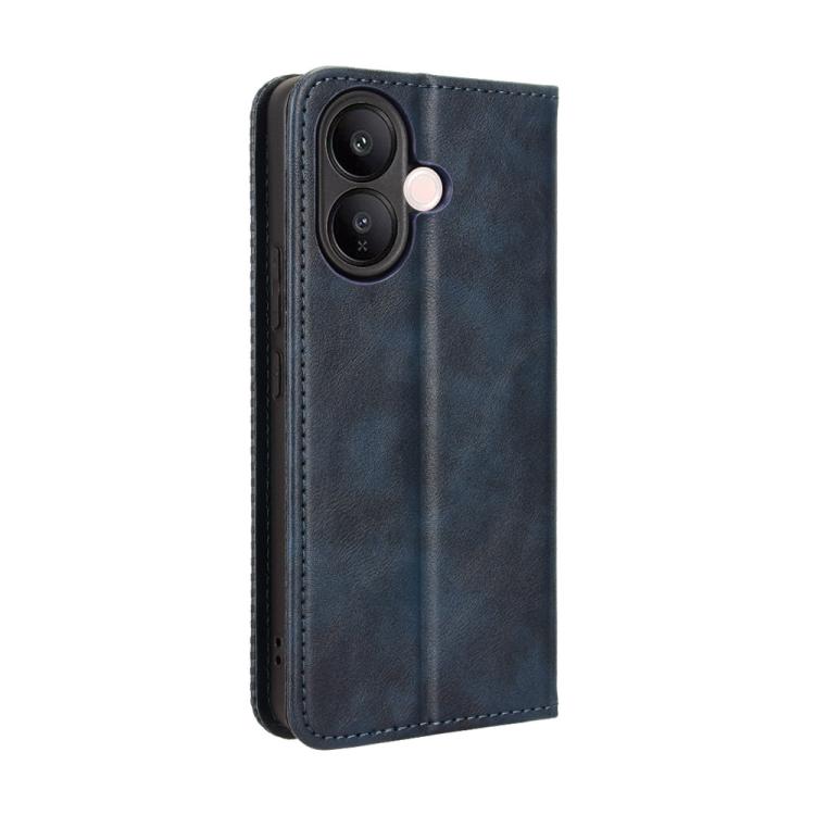 For vivo V60 Lite 4G / 5G Magnetic Buckle Retro Texture Leather Phone Case