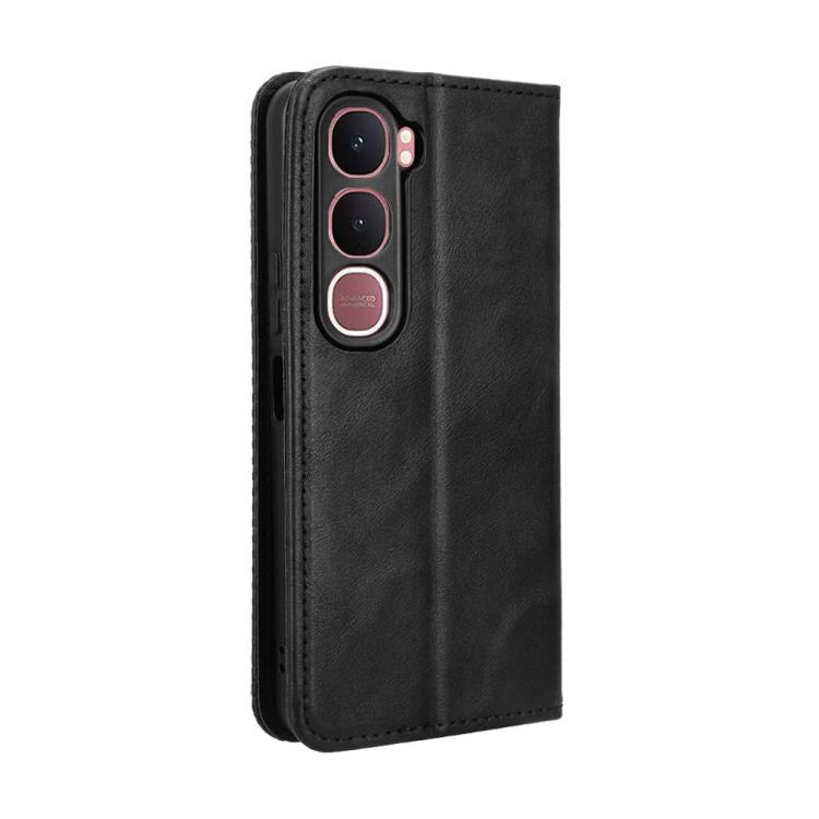 For vivo Y31 5G 2025 Magnetic Buckle Retro Texture Leather Phone Case
