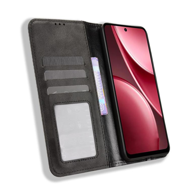 For vivo Y31 5G 2025 Magnetic Buckle Retro Texture Leather Phone Case