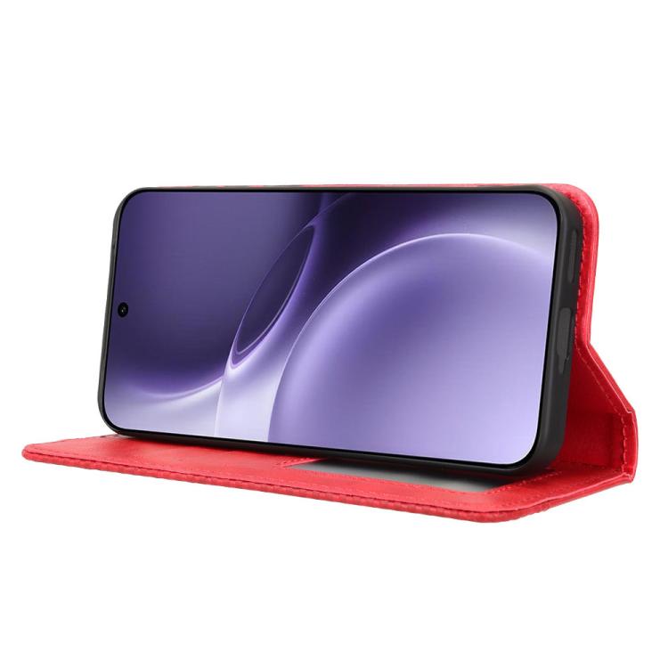 For vivo X300 Pro Magnetic Buckle Retro Texture Leather Phone Case