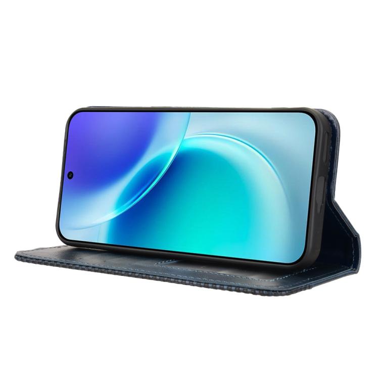 For vivo X300 Magnetic Buckle Retro Texture Leather Phone Case