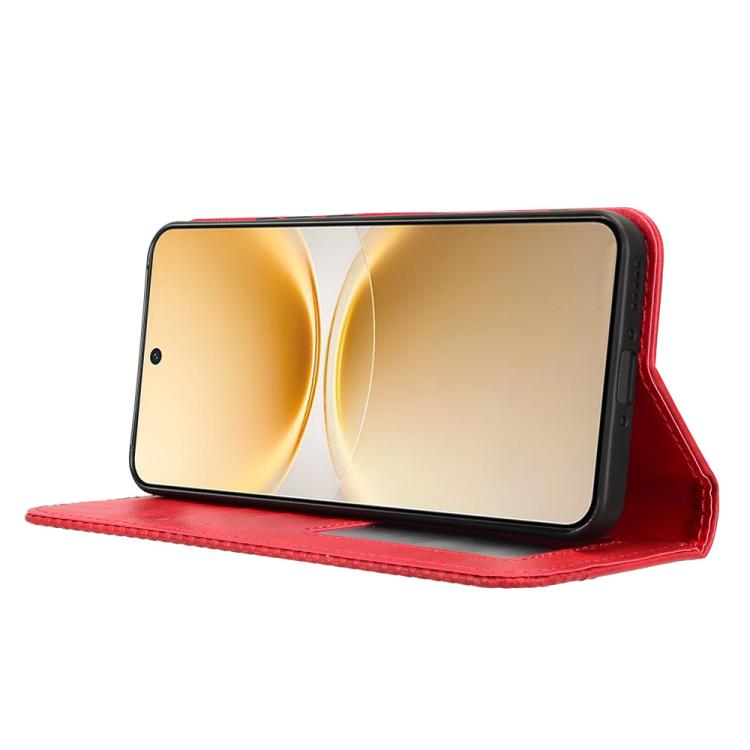 For vivo Y500 Pro 5G Magnetic Buckle Retro Texture Leather Phone Case