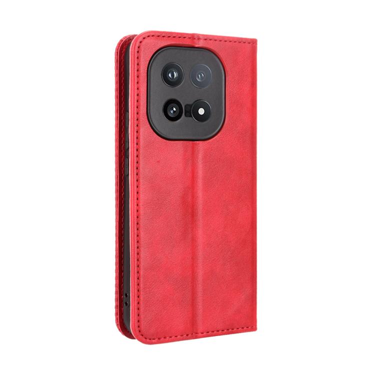 For vivo iQOO 15 5G Magnetic Buckle Retro Texture Leather Phone Case