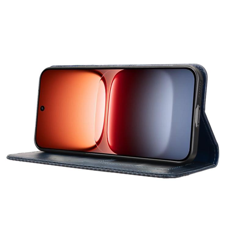 For vivo iQOO 15 5G Magnetic Buckle Retro Texture Leather Phone Case