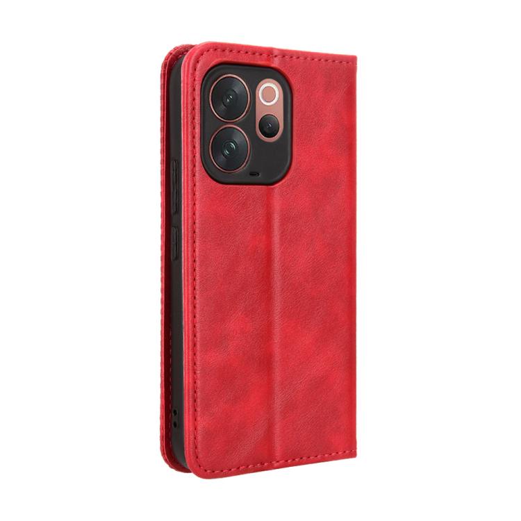 For vivo V70 5G / V70 Elite 5G Magnetic Buckle Retro Texture Leather Phone Case