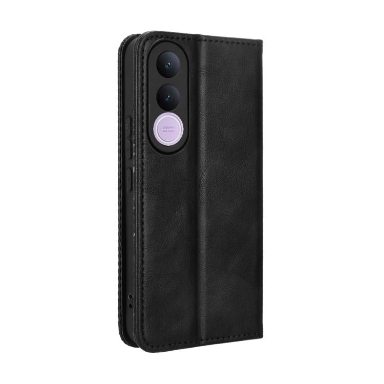 For vivo V70 FE 5G Magnetic Buckle Retro Texture Leather Phone Case