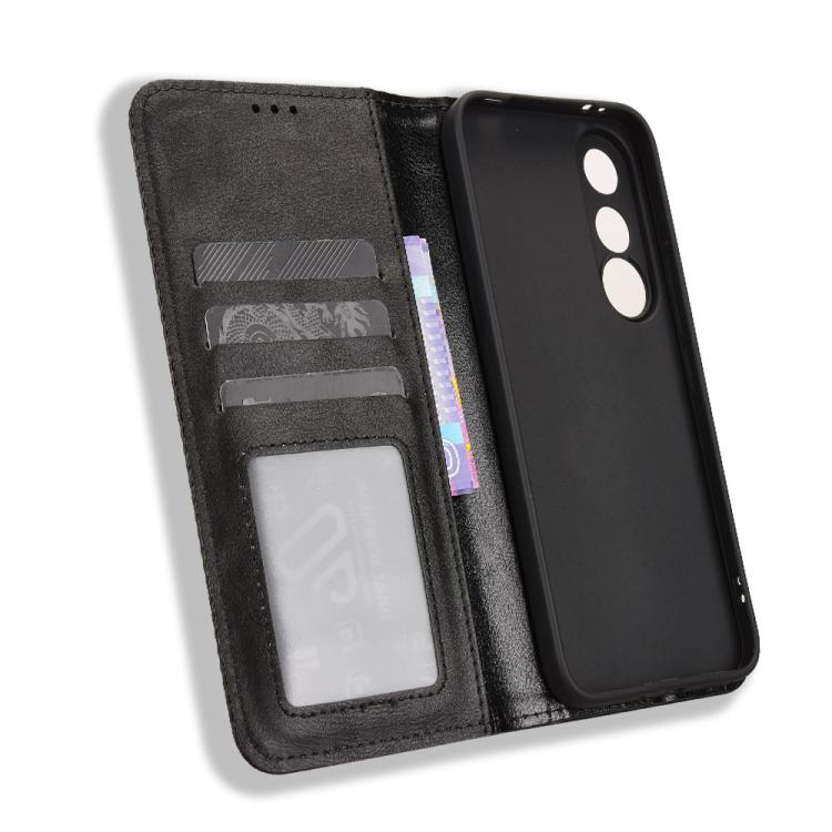 For vivo V70 FE 5G Magnetic Buckle Retro Texture Leather Phone Case