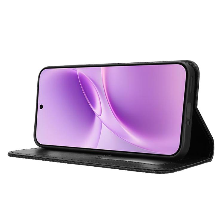 For vivo V70 FE 5G Magnetic Buckle Retro Texture Leather Phone Case