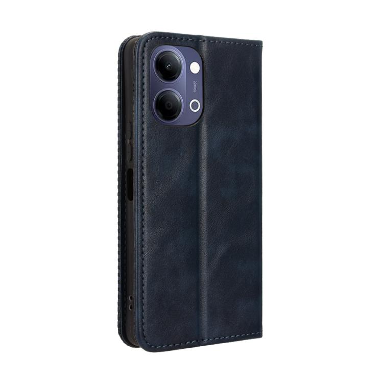 For vivo Y21 5G / Y05 4G Magnetic Buckle Retro Texture Leather Phone Case