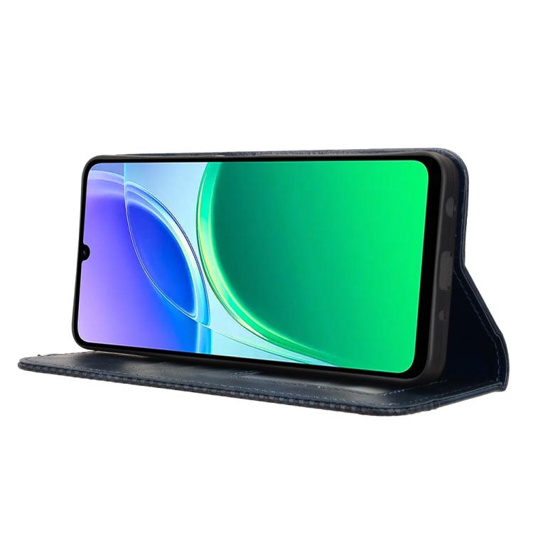For vivo Y21 5G / Y05 4G Magnetic Buckle Retro Texture Leather Phone Case