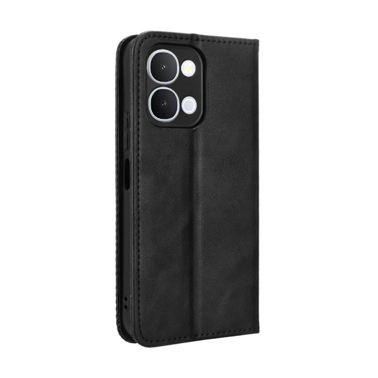 For vivo Y31d 4G / Y500i 5G Magnetic Buckle Retro Texture Leather Phone Case