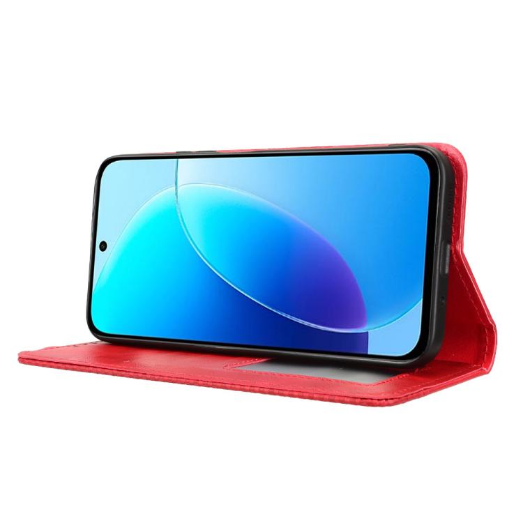 For vivo Y31d 4G / Y500i 5G Magnetic Buckle Retro Texture Leather Phone Case