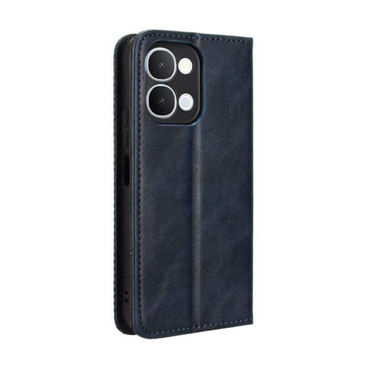 For vivo Y31d 4G / Y500i 5G Magnetic Buckle Retro Texture Leather Phone Case