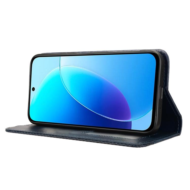 For vivo Y31d 4G / Y500i 5G Magnetic Buckle Retro Texture Leather Phone Case