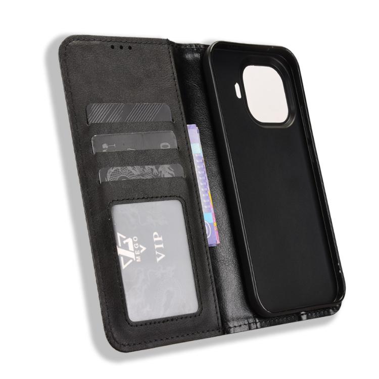 For vivo iQOO Z11 Turbo 5G / 15R 5G Magnetic Buckle Retro Texture Leather Phone Case