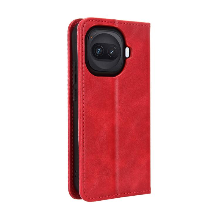 For vivo iQOO Z11 Turbo 5G / 15R 5G Magnetic Buckle Retro Texture Leather Phone Case