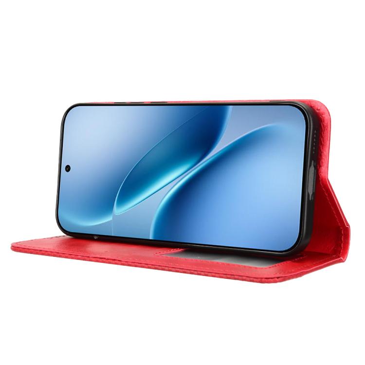 For vivo iQOO Z11 Turbo 5G / 15R 5G Magnetic Buckle Retro Texture Leather Phone Case