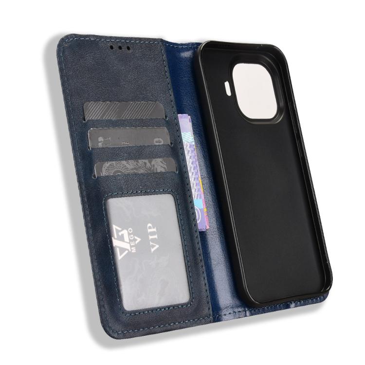 For vivo iQOO Z11 Turbo 5G / 15R 5G Magnetic Buckle Retro Texture Leather Phone Case