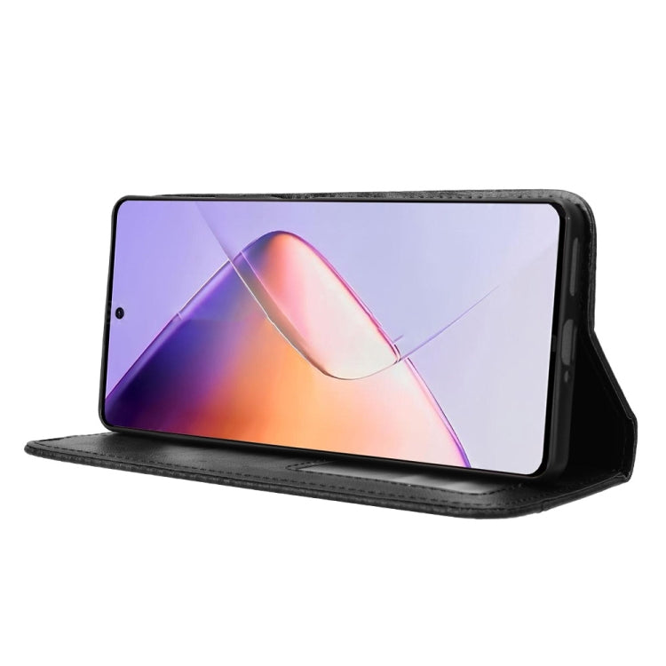 For Infinix Note 40 4G Magnetic Buckle Retro Texture Leather Phone Case