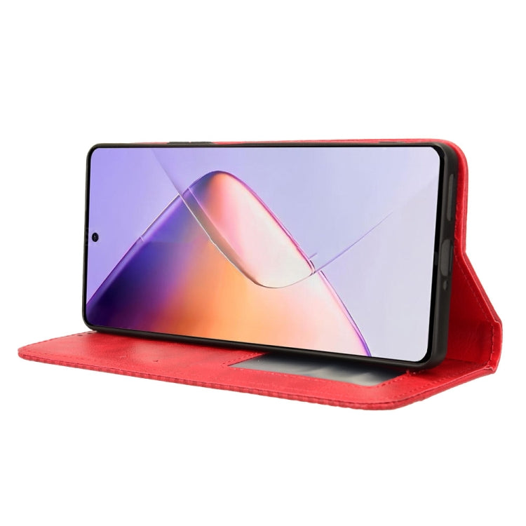 For Infinix Note 40 4G Magnetic Buckle Retro Texture Leather Phone Case