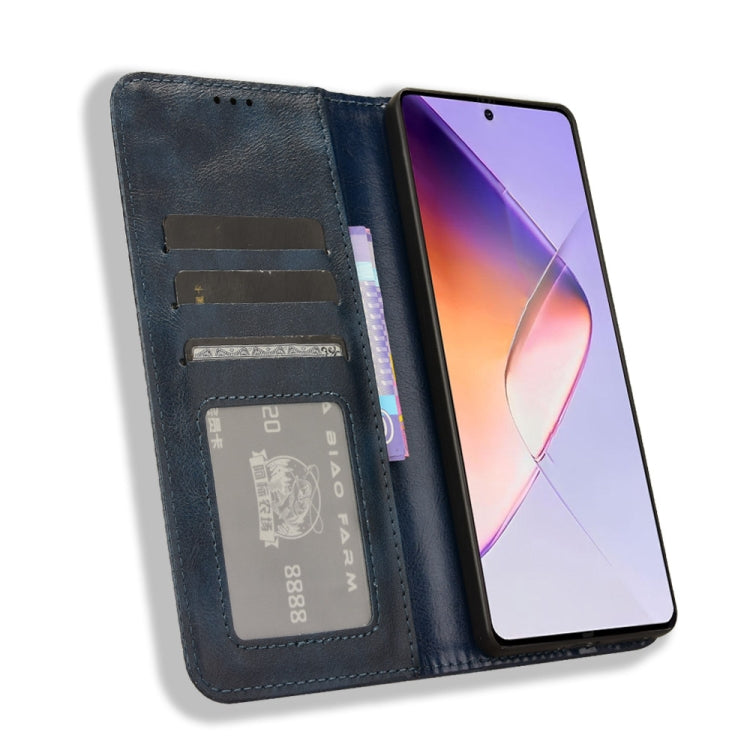 For Infinix Note 40 4G Magnetic Buckle Retro Texture Leather Phone Case