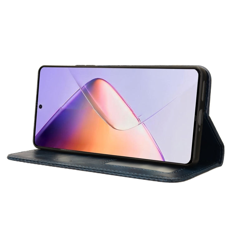 For Infinix Note 40 4G Magnetic Buckle Retro Texture Leather Phone Case