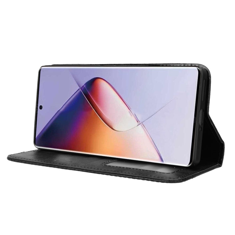 For Infinix Note 40 Pro 4G Magnetic Buckle Retro Texture Leather Phone Case