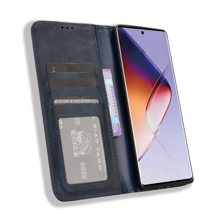 For Infinix Note 40 Pro 4G Magnetic Buckle Retro Texture Leather Phone Case