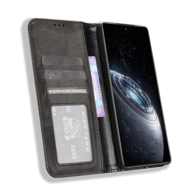 For Infinix GT 20 Pro 5G X6871 Magnetic Buckle Retro Texture Leather Phone Case