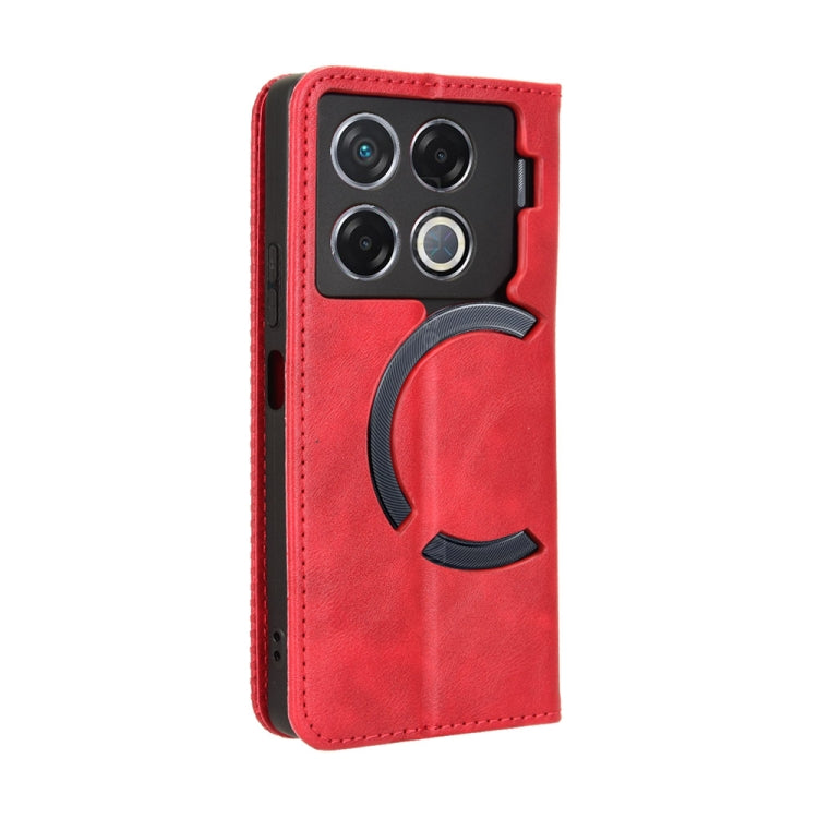 For Infinix GT 20 Pro 5G X6871 Magnetic Buckle Retro Texture Leather Phone Case