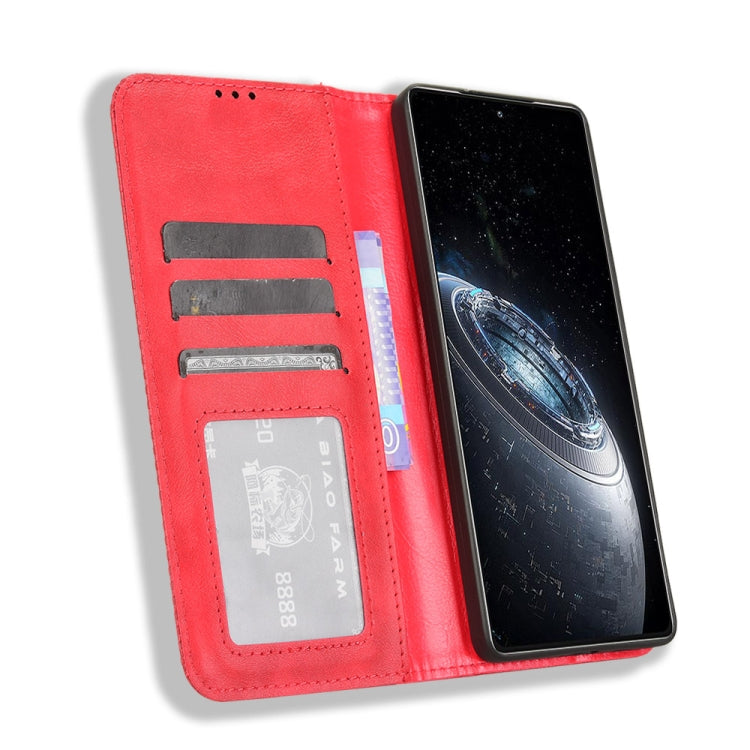 For Infinix GT 20 Pro 5G X6871 Magnetic Buckle Retro Texture Leather Phone Case