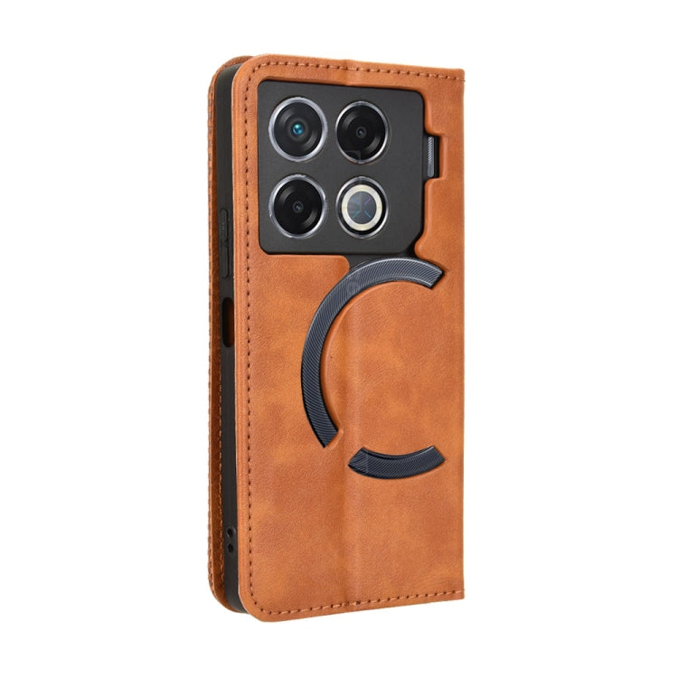 For Infinix GT 20 Pro 5G X6871 Magnetic Buckle Retro Texture Leather Phone Case