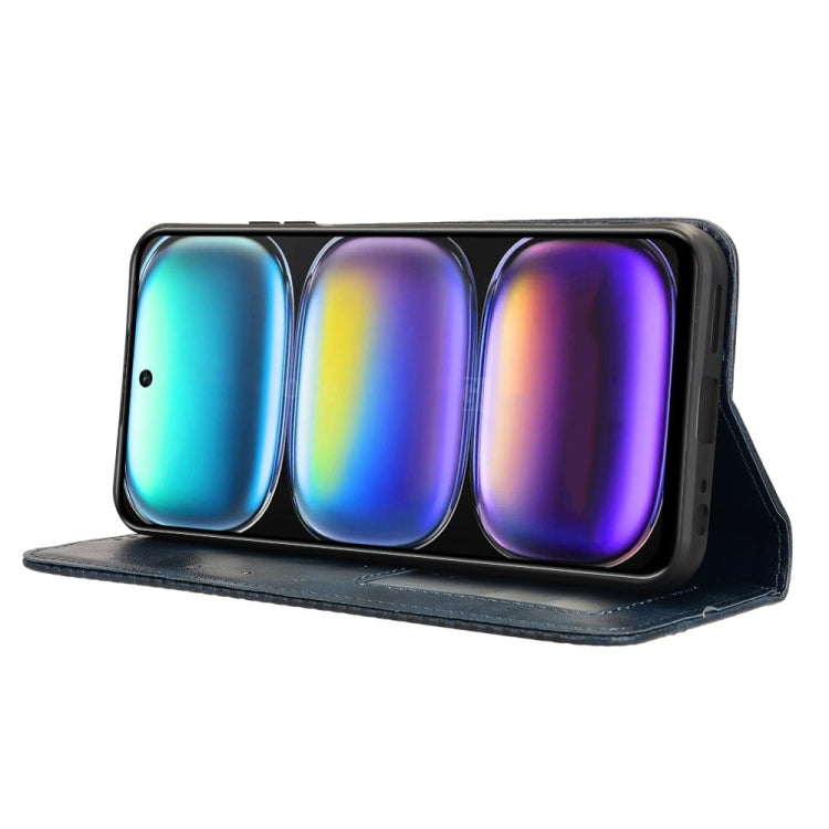 For Infinix Hot 50 4G Magnetic Buckle Retro Texture Leather Phone Case