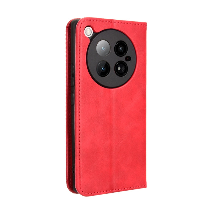 For Infinix Zero 40 4G Magnetic Buckle Retro Texture Leather Phone Case