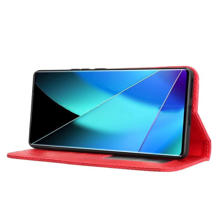 For Infinix Zero 40 4G Magnetic Buckle Retro Texture Leather Phone Case